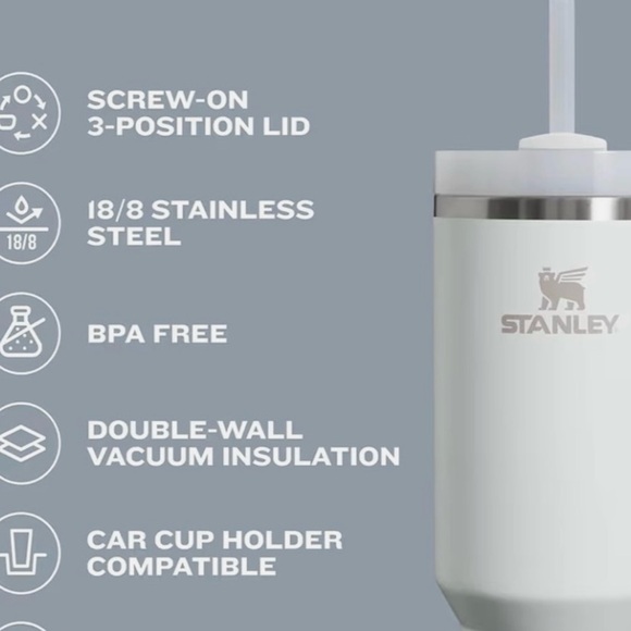 Stanley Quencher H2.0 Tumbler 14oz - Frost❄️💧 - Picture 8 of 8